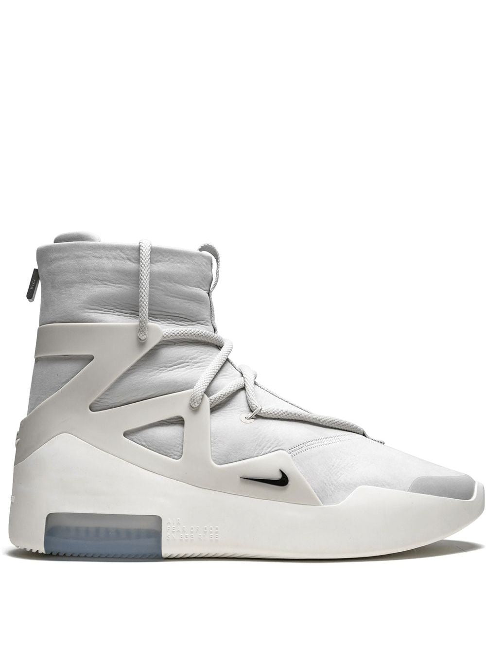 NIKE AIR 'FEAR OF GOD' 1 LIGHT BONE SNEAKERS