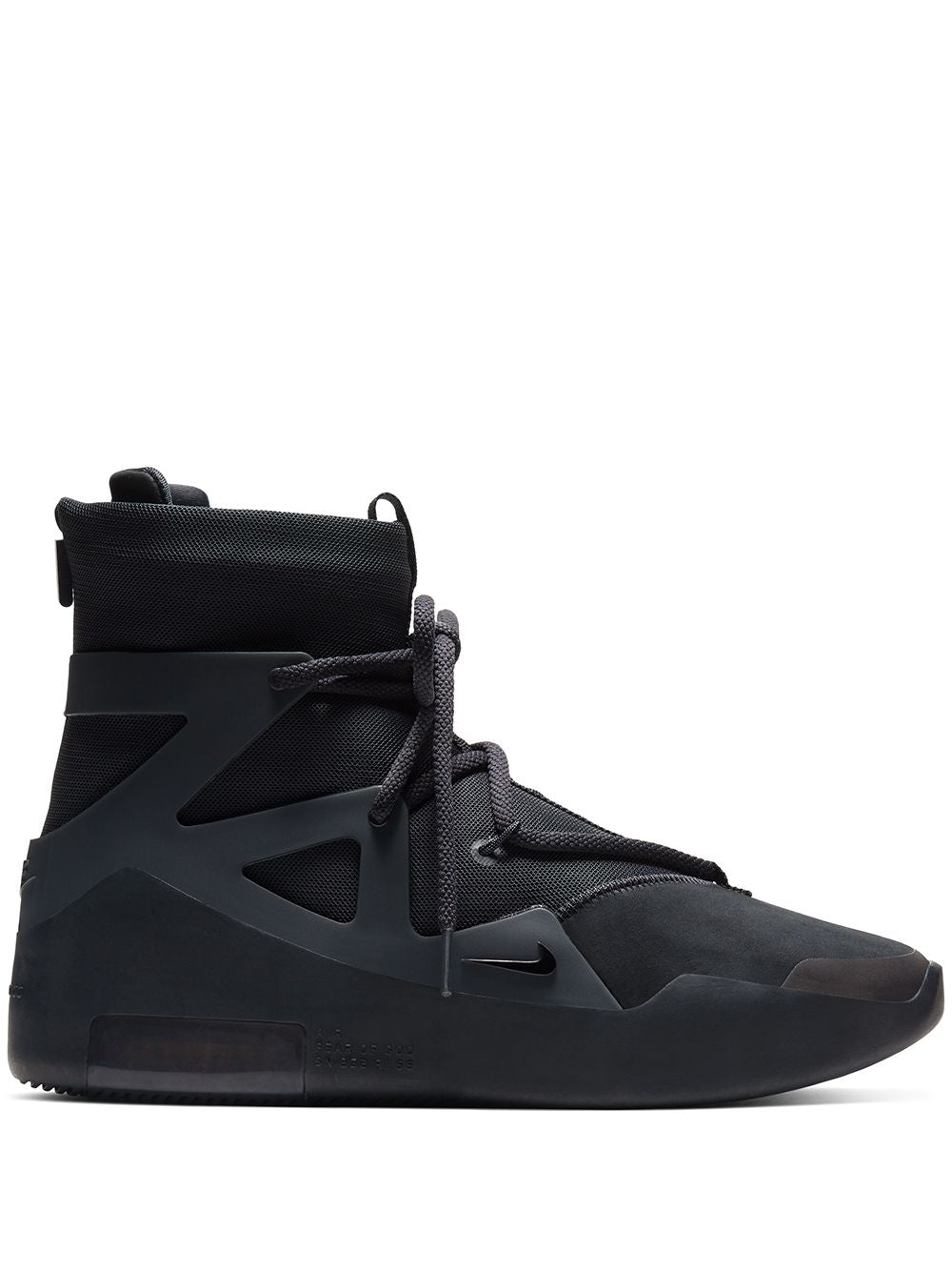 NIKE AIR 'FEAR OF GOD' 1 TRIPLE BLACK SNEAKERS