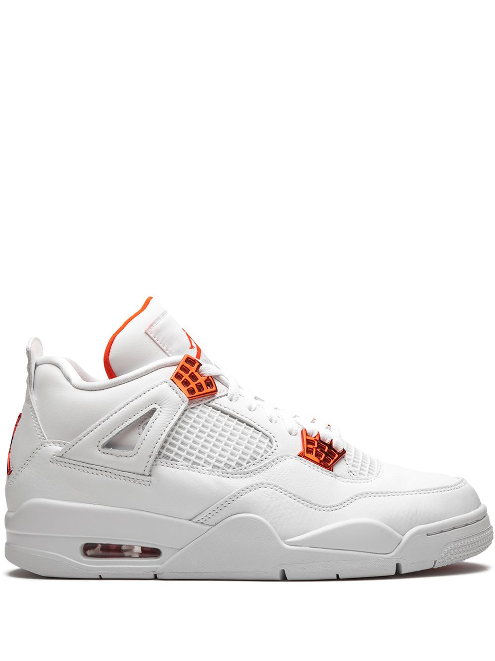 JORDAN AIR JORDAN RETRO 4 "METALLIC ORANGE" SNEAKERS