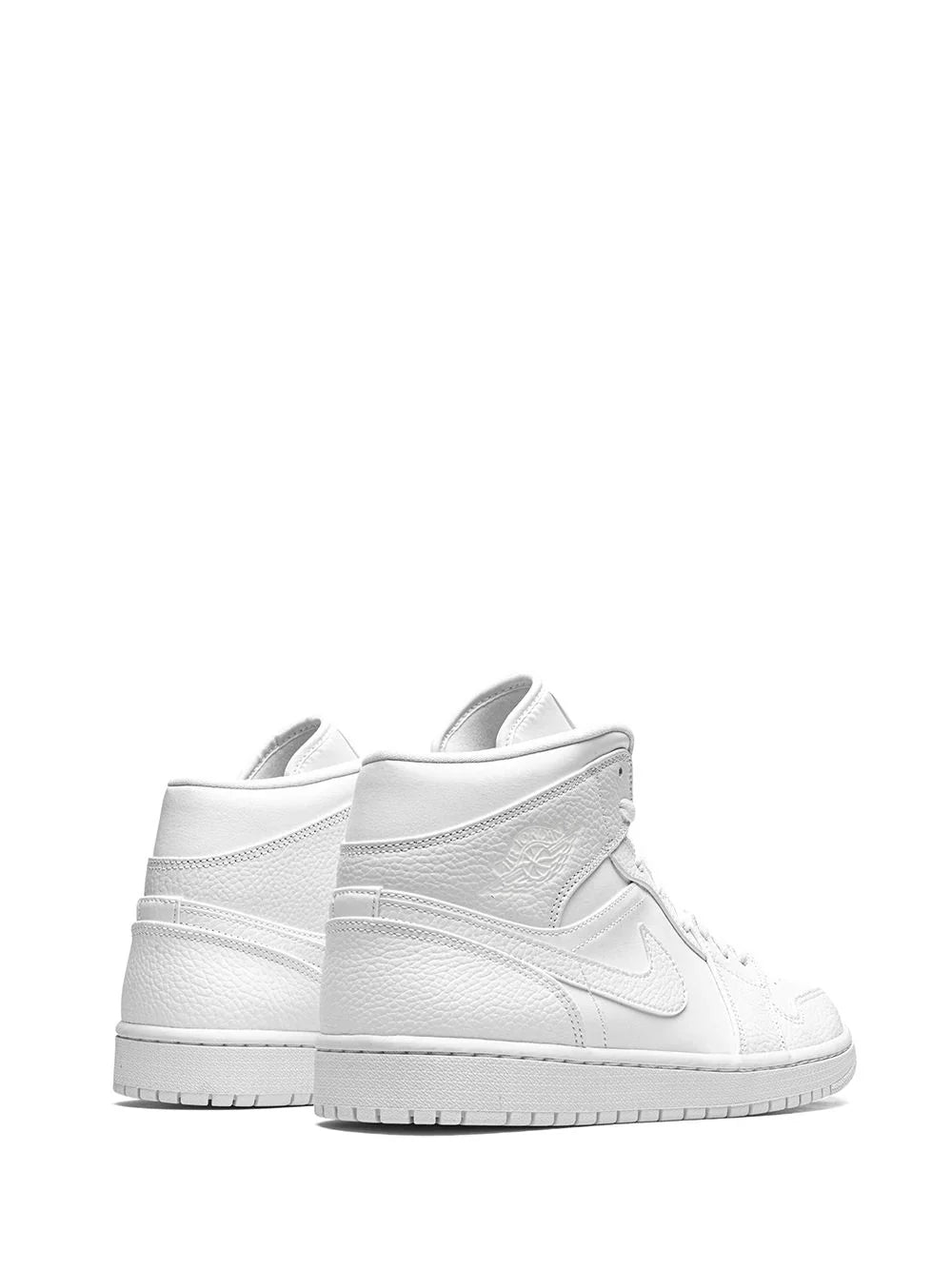 NIKE AIR JORDAN 1 MID "TRIPLE WHITE" SNEAKERS