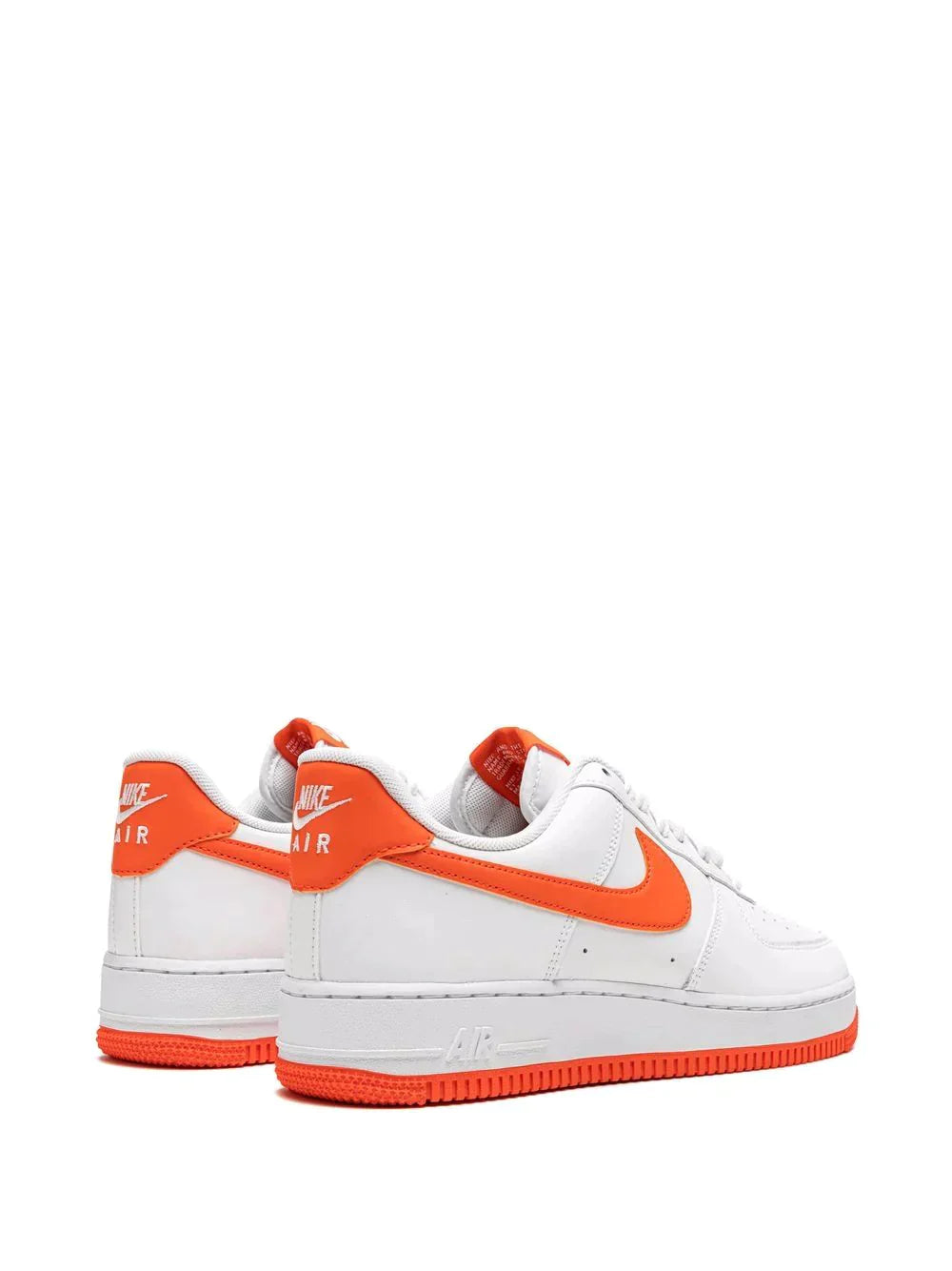 NIKE AIR FORCE 1 LOW '07 BRIGHT ORANGE SNEAKERS