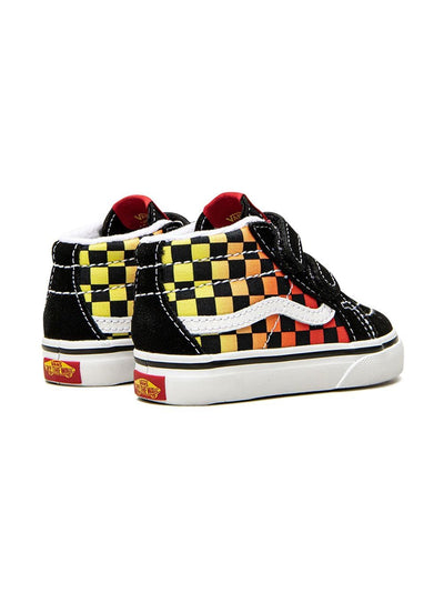 VANS KIDS SK8 MID REISSUE V "FLAME LOGO REPEAT" SNEAKERS