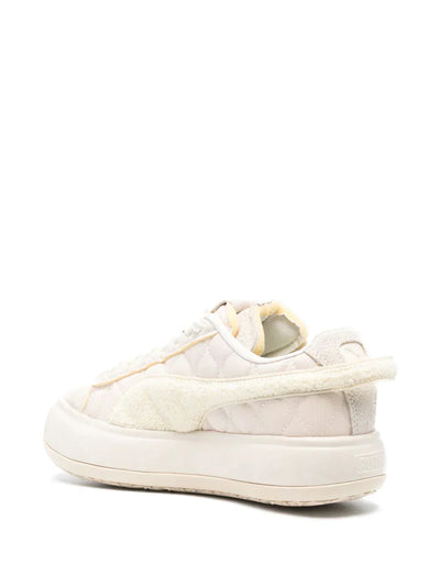 PUMA FLEECE-TEXTURE PANELLED SNEAKERS