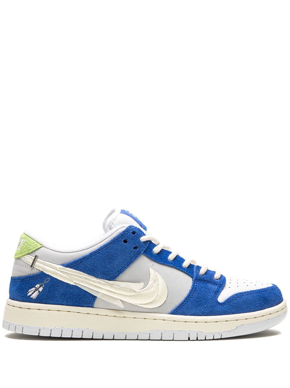 NIKE x FLY STREETWEAR SB DUNK LOW "GARDENIA" SNEAKERS