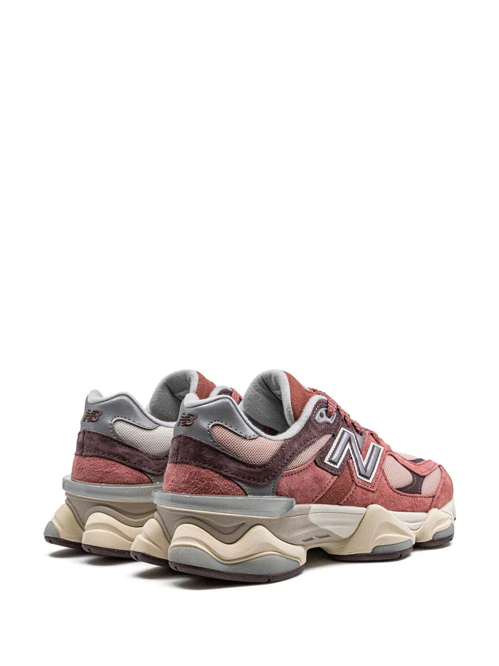 NEW BALANCE 9060 "MINERAL RED/TRUFFLE" SNEAKERS