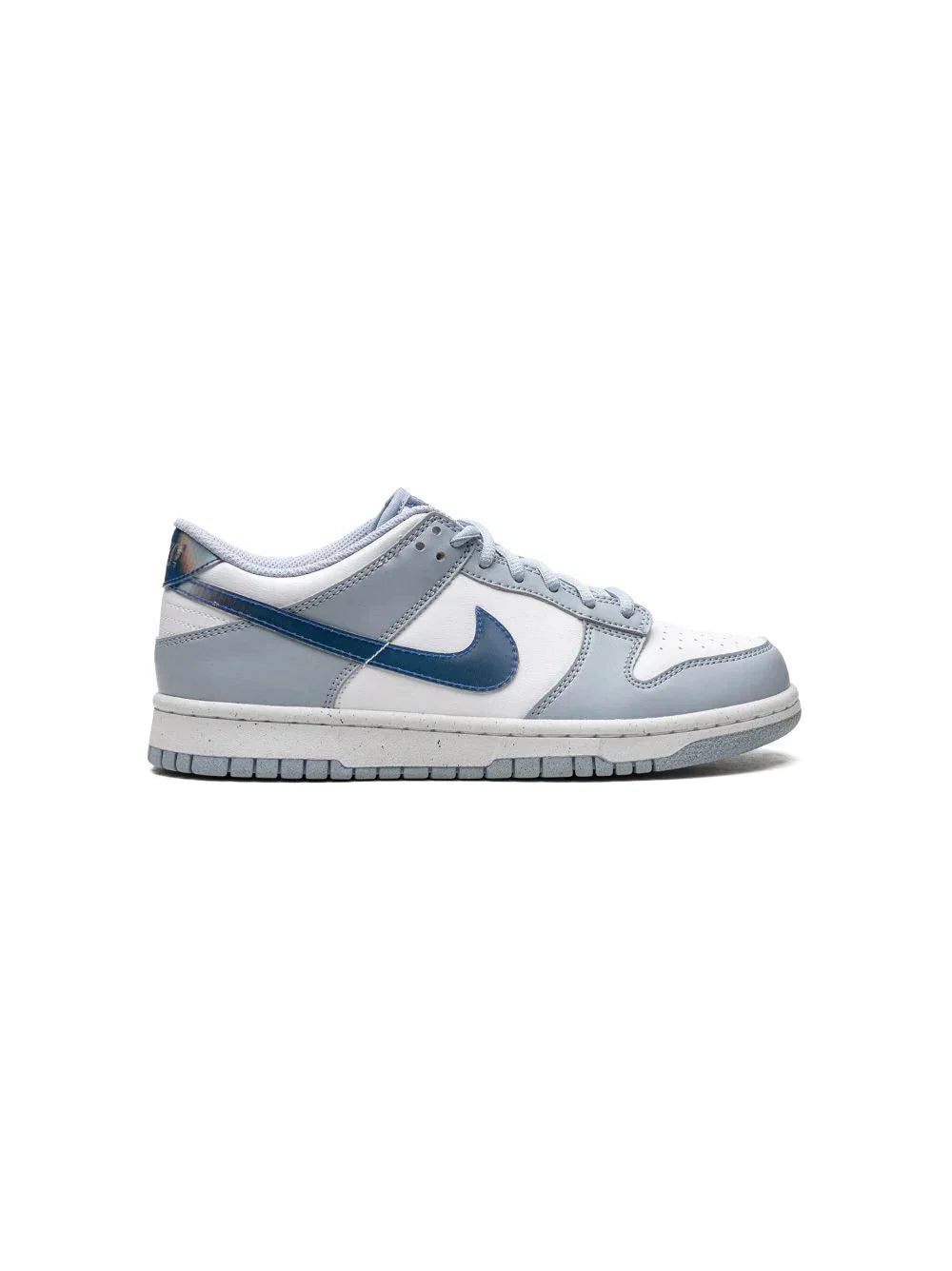 NIKE KIDS DUNK LOW "BLUE IRIDESCENT" SNEAKERS