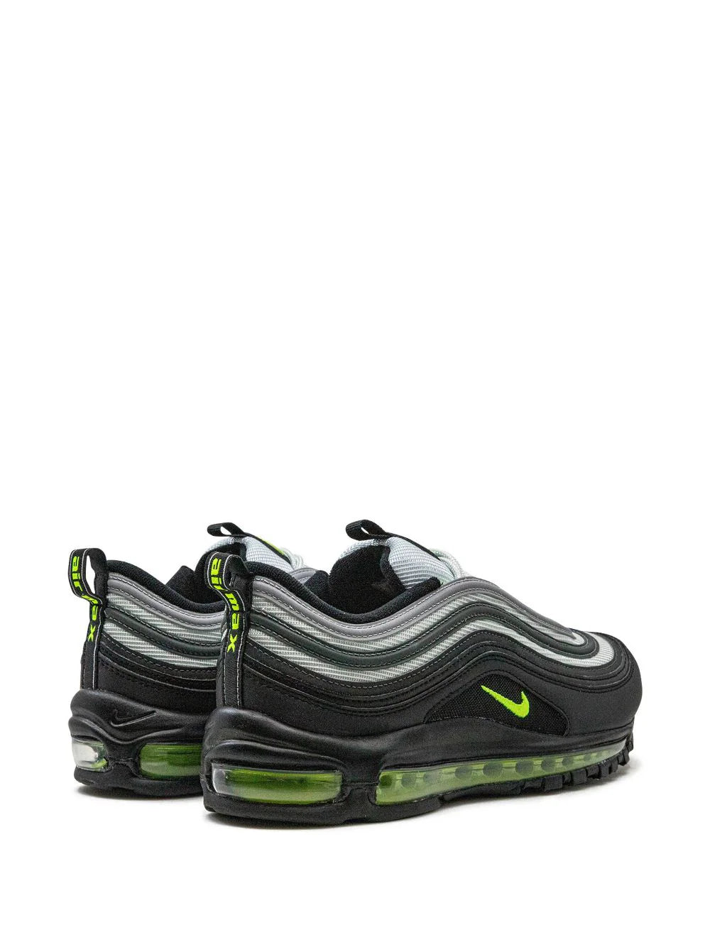 NIKE AIR MAX 97 "PURE PLATINUM & VOLT GREEN" SNEAKERS