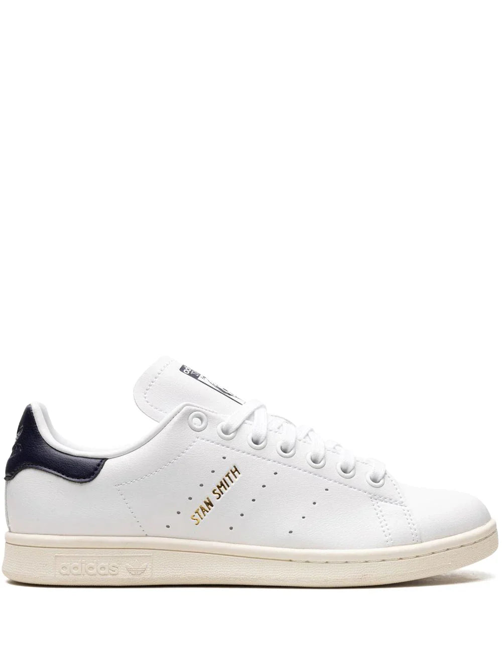 ADIDAS STAN SMITH LEATHER "CLUD WHITE & NAVY" SNEAKERS