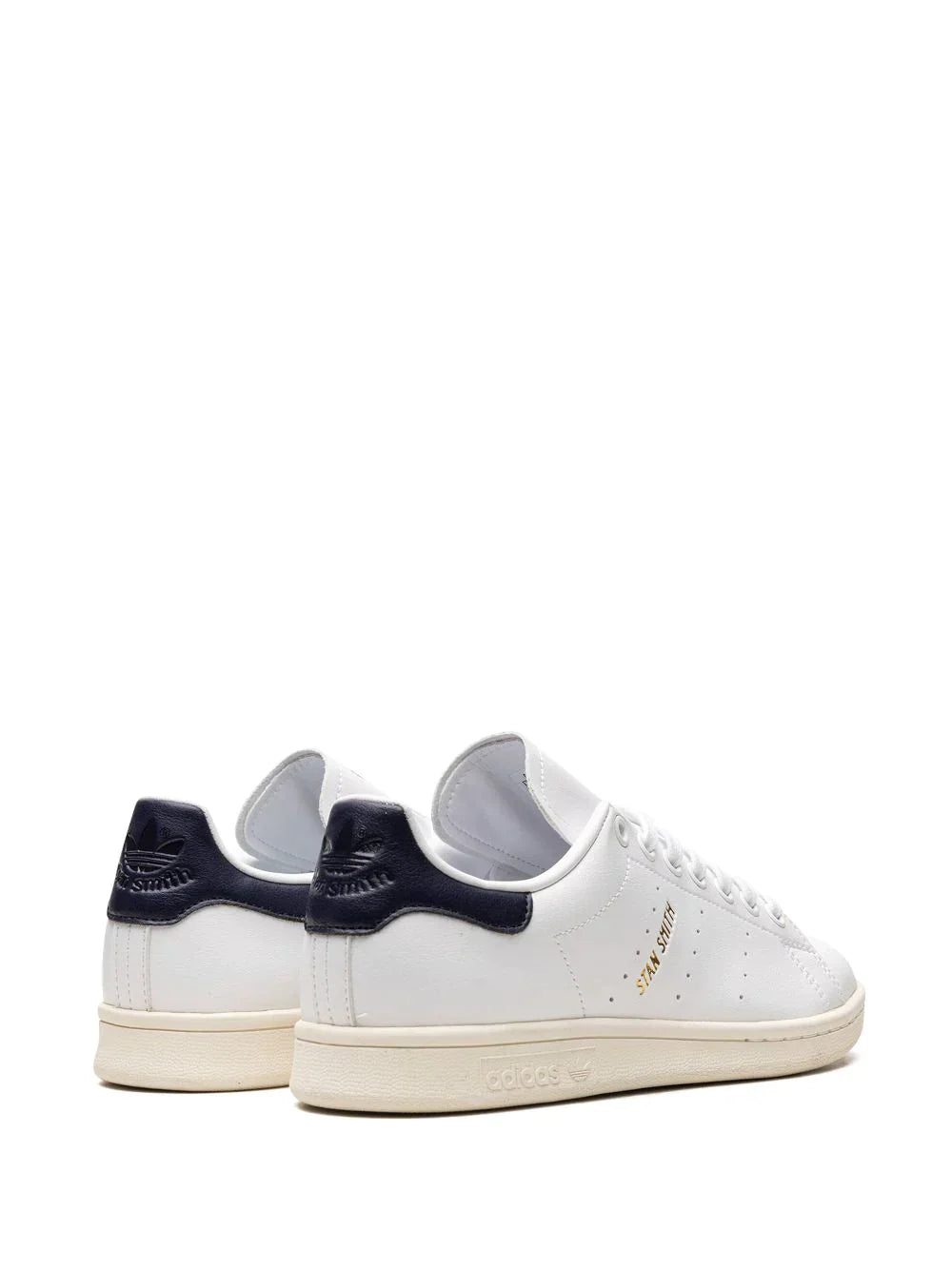 ADIDAS STAN SMITH LEATHER "CLUD WHITE & NAVY" SNEAKERS