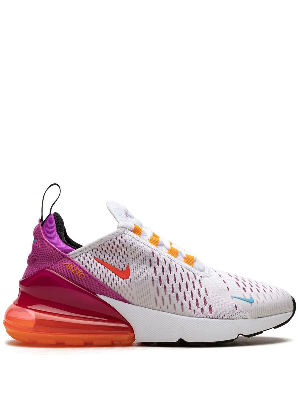 NIKE AIR MAX 270 "PURPLE & ORANGE FADE" SNEAKERS