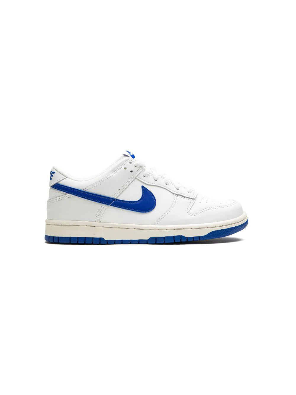 NIKE KIDS DUNK LOW "SUMMIT WHITE HYPER ROYAL" SNEAKERS