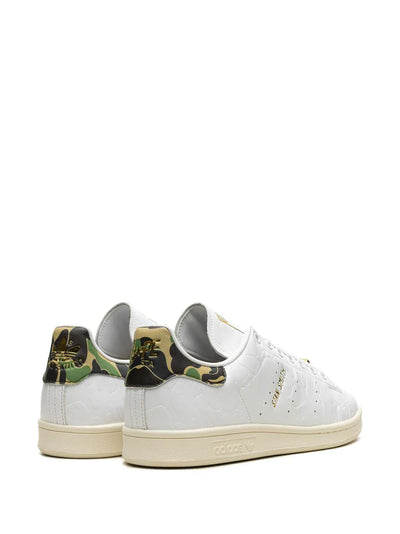 ADIDAS x BAPE STAN SMITH LEATHER "30TH ANNIVERSARY" SNEAKERS