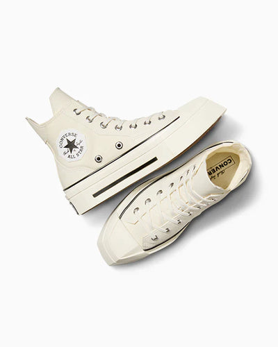 CONVERSE CHUCK 70 DE LUXE SQUARED FOUNDATION HI SNEAKERS